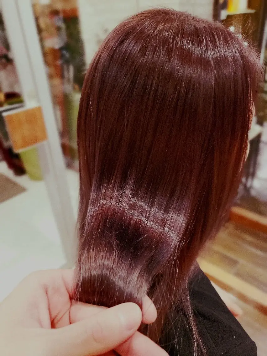 ブリーチなしダブルカラーの写真