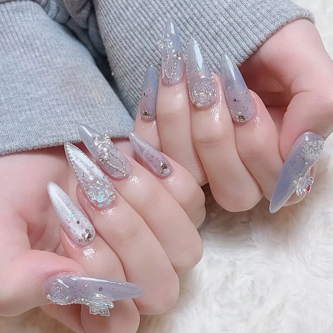 ネイル ワンホンネイル ハンドネイル Naruse Momoのネイルデザイン