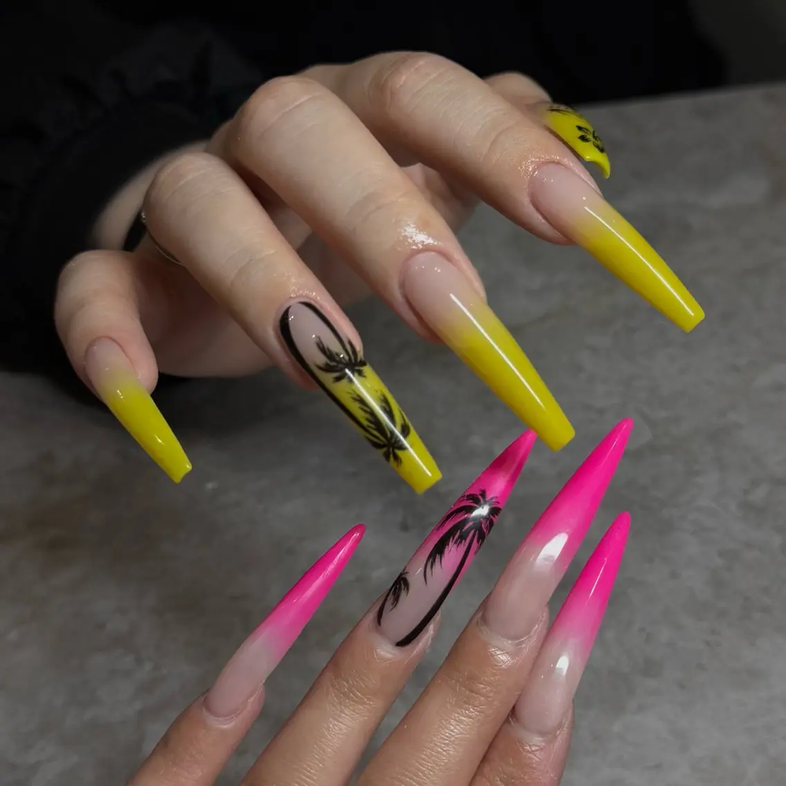 ネイル ロングネイル ハンドネイル IROHA NAIL 北村菜帆のネイルデザイン