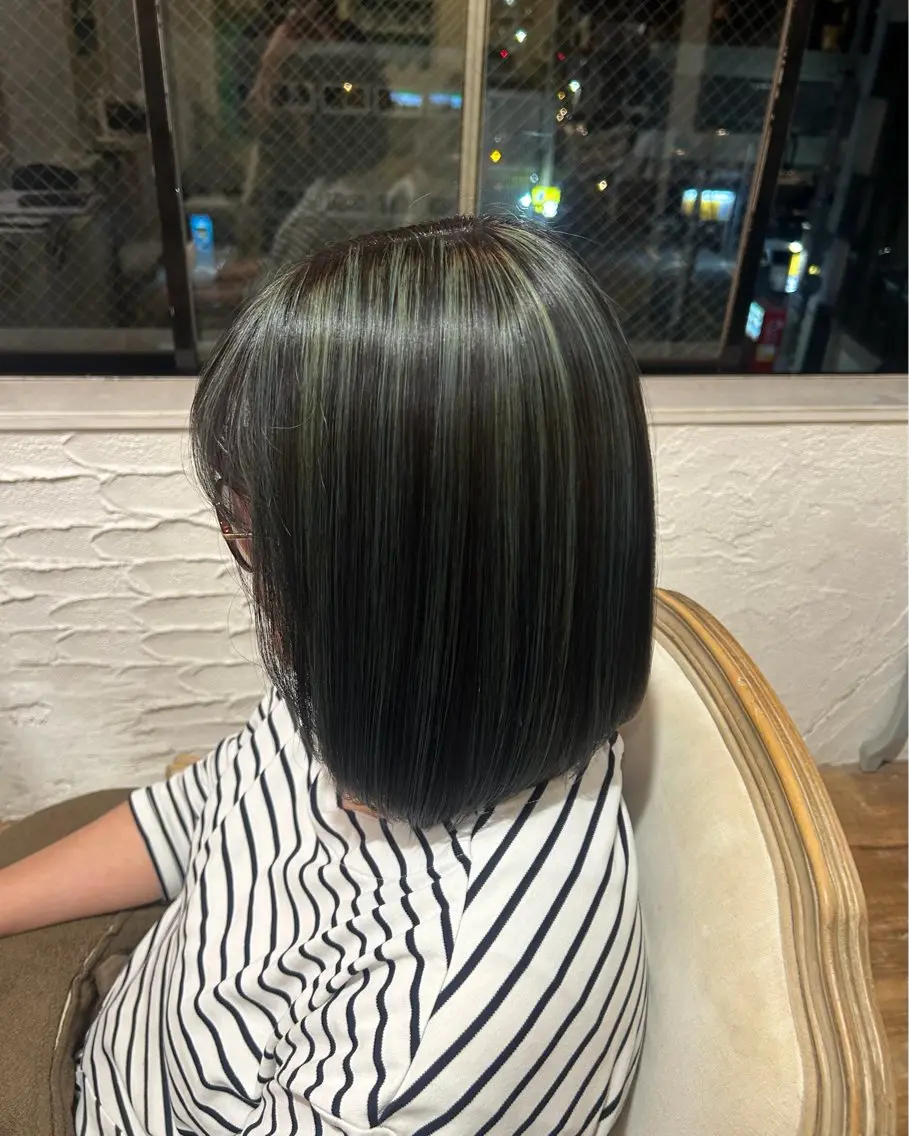 カラー 水口 琉那のヘアスタイル