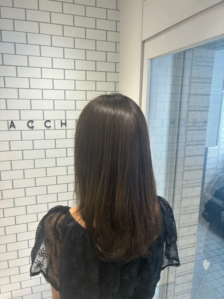 ロング アッシュ 平尾 悠樹のヘアスタイル