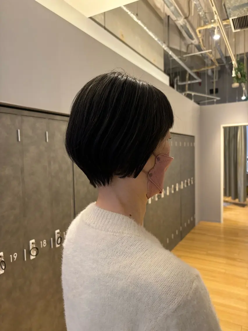 ショート 丸みショート ショートヘア 重里 瑠花のヘアスタイル