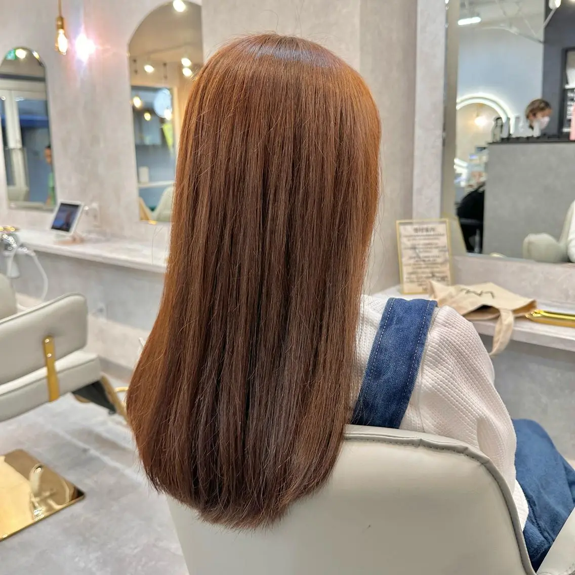 ロング カラー カット 縮毛矯正 トリートメント 菊地 智 【LAZO】千歳船橋のヘアスタイル