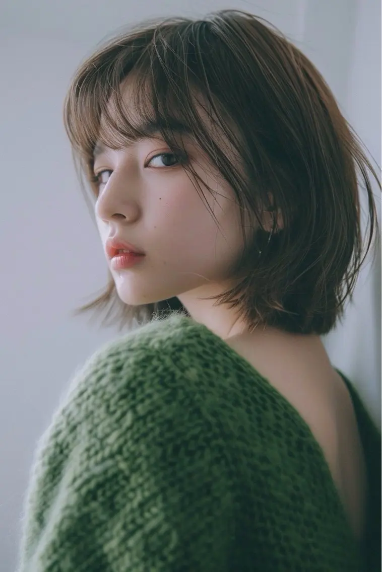 ミディアム カラー ヘアアレンジ ブラウンカラー ケアカラー 透明感カラー 髪質改善 カット ヘアカラー トリートメント Luana / 公式 / 大通のヘアスタイル
