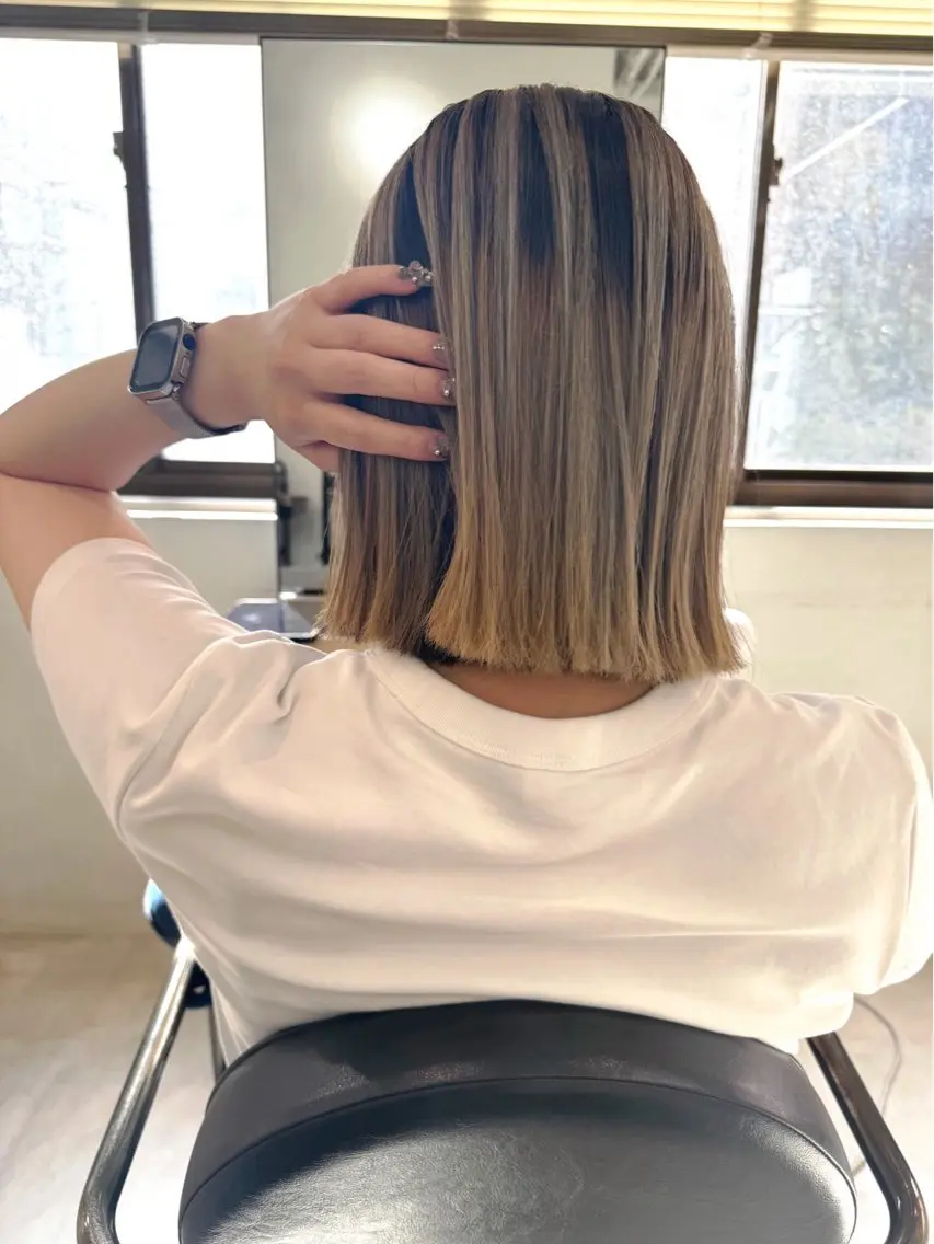 カラー カット ヘアカラー メンズ/透明感カラー lar Hana🌻のヘアスタイル