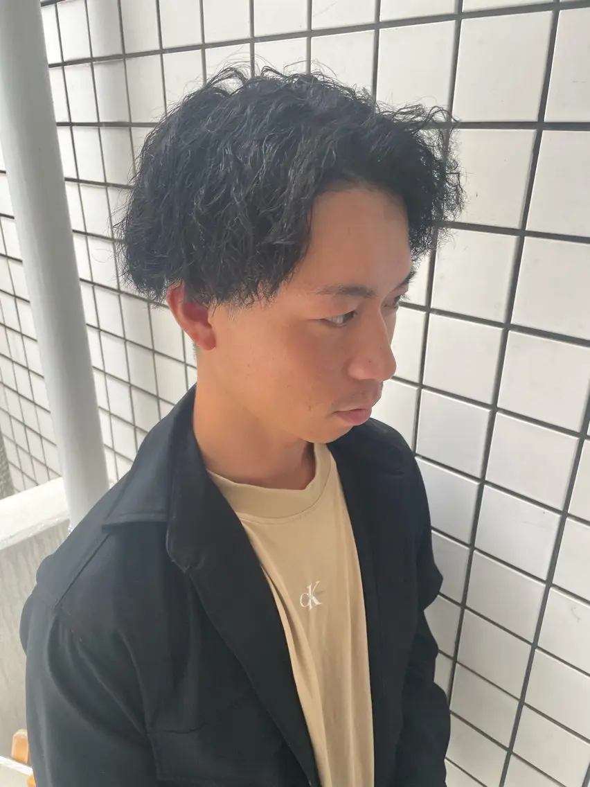 メンズ メンズパーマ メンズツイストパーマ ツイストパーマ 髪質改善カラー💛 NANOHAのヘアスタイル