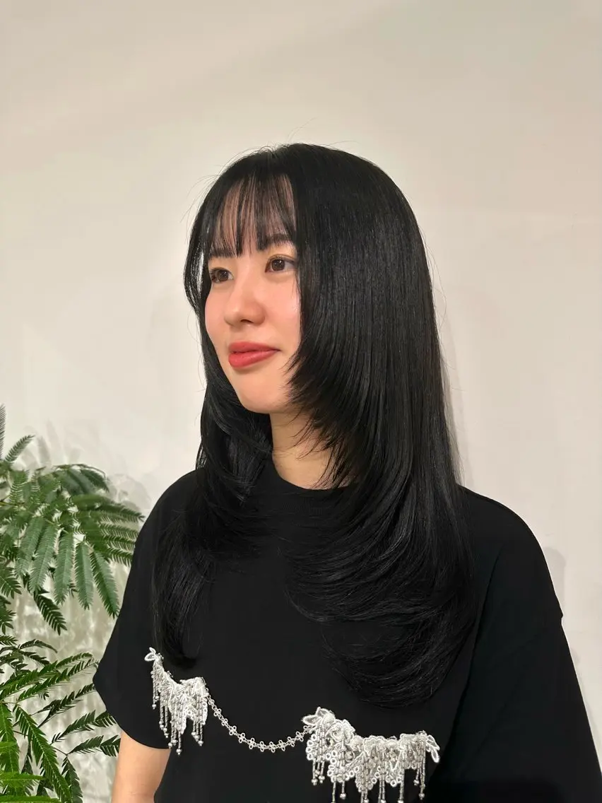 【骨格に合わせたカット＋自然な仕上がりに感動🫧】いつもより扱いやすいカット＋うるツヤ縮毛矯正モデル🐧募集中✨の写真