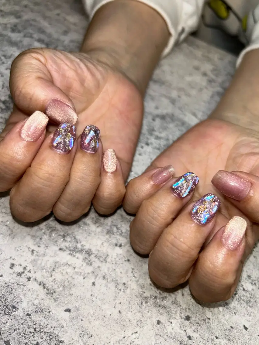 ネイル フラッシュネイル 東十条muumii ネイルまつ毛のネイルデザイン