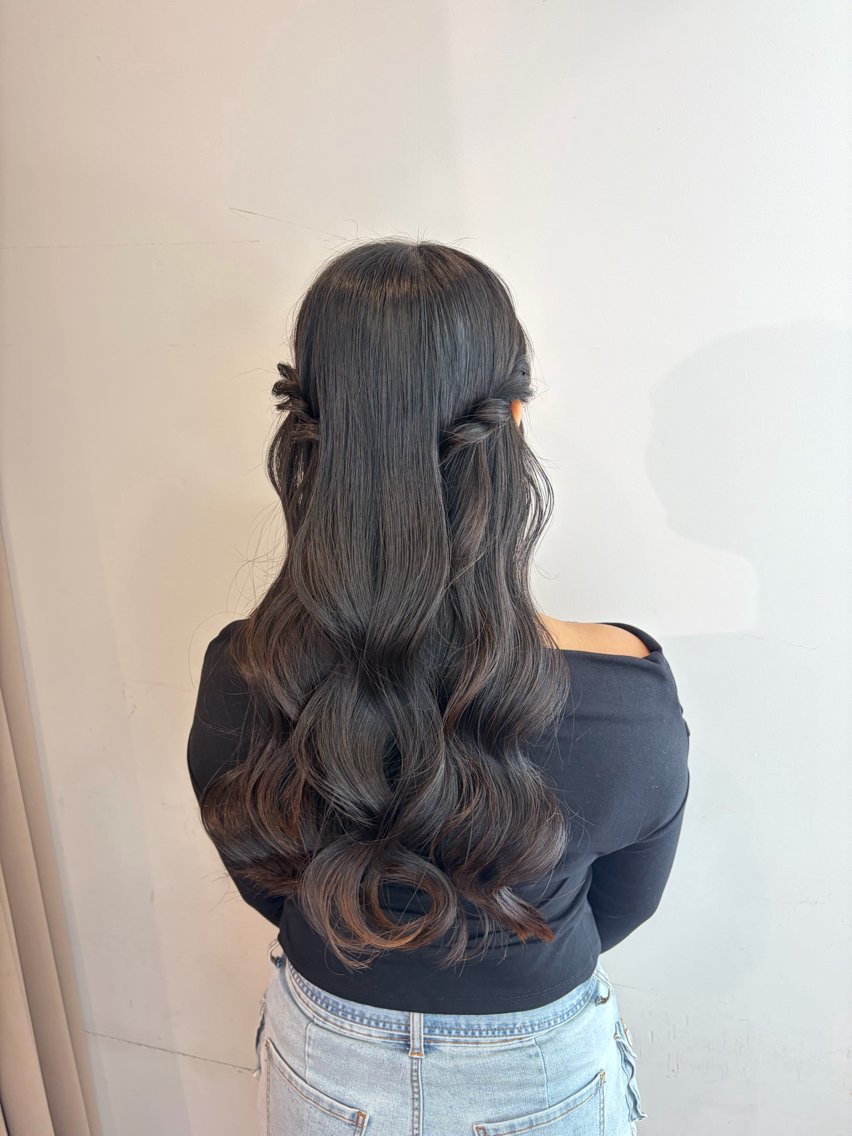 ヘアセットの写真