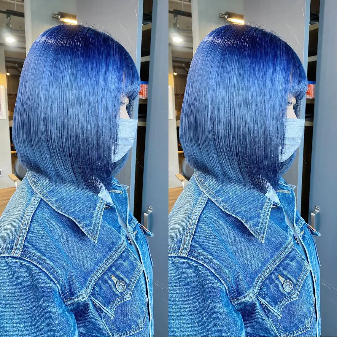 ミディアム カラー ヘアカラー yoriダブルカラー 代表すがわらのヘアスタイル