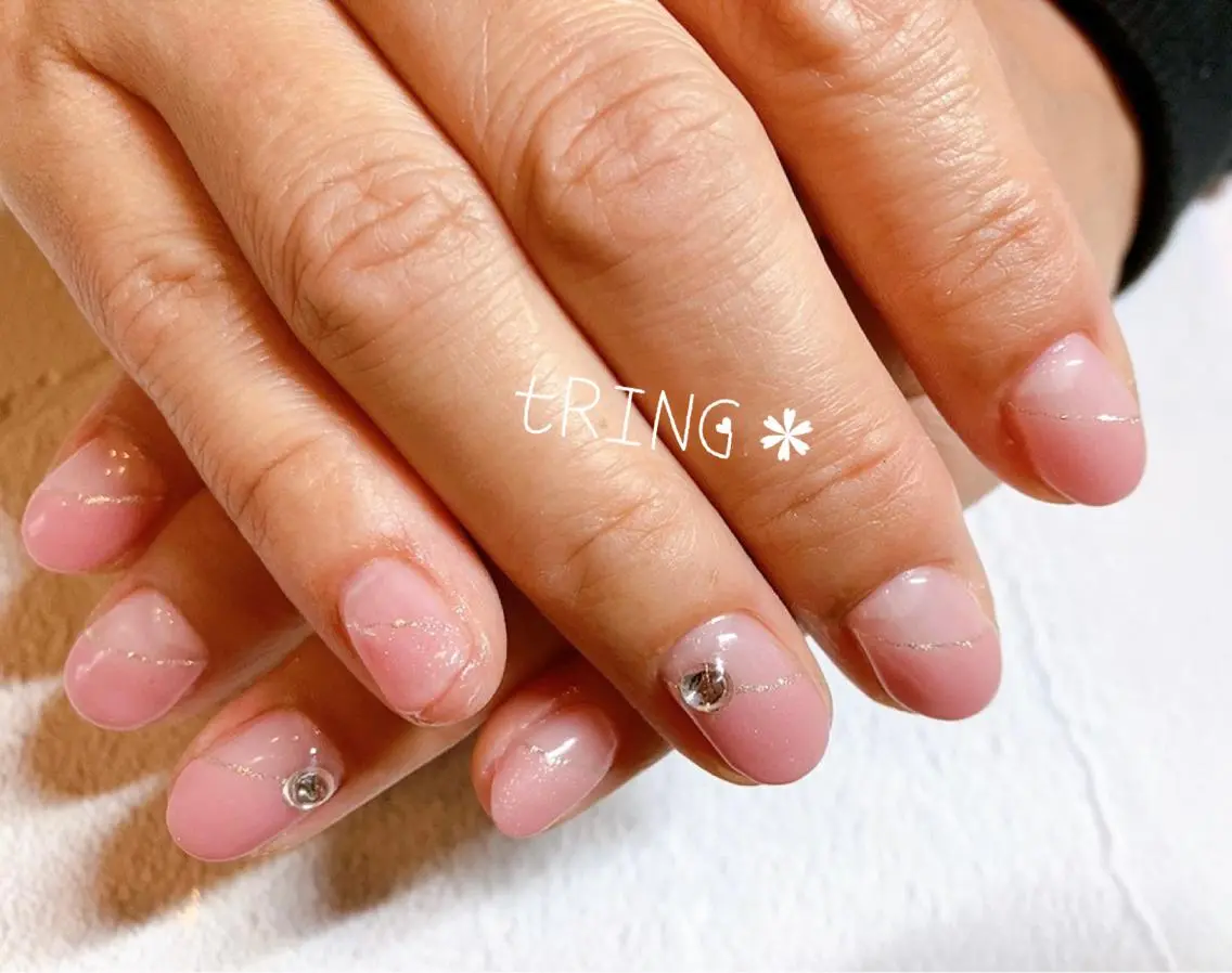 ネイル ハンドネイル tRING＊ しいの木台のネイルデザイン