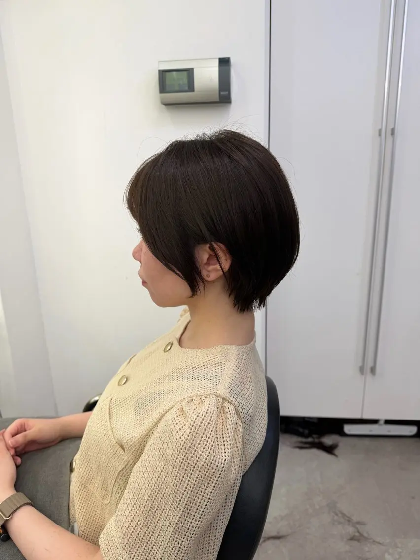 ショート カット 大人可愛いショート/ オシャレボブ田中大貴のヘアスタイル