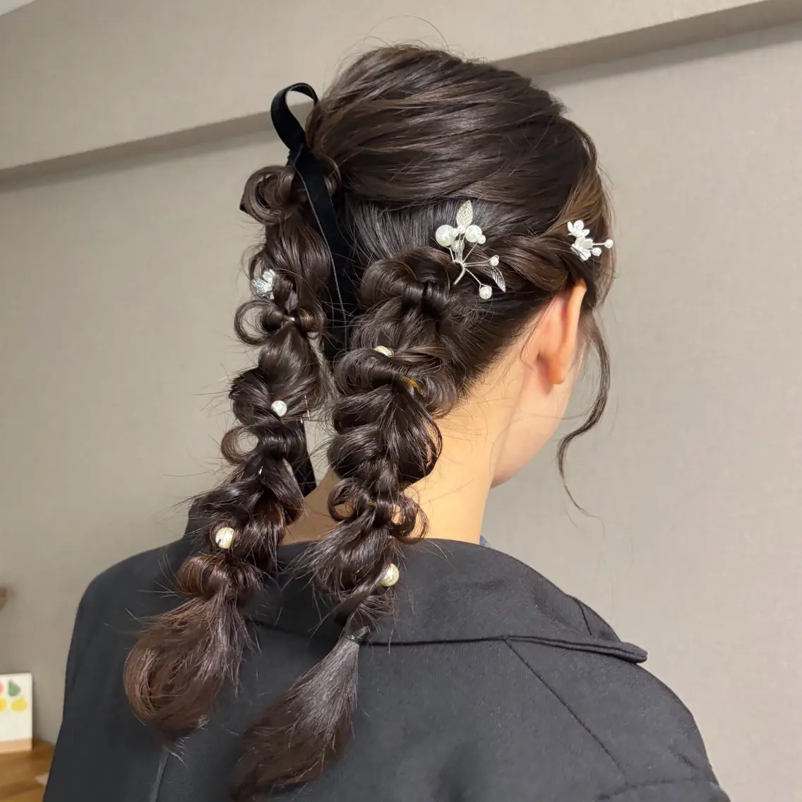 ミニモ限定🫧ヘアセット🎀結婚式お呼ばれヘア👰🏼♀️💐の写真
