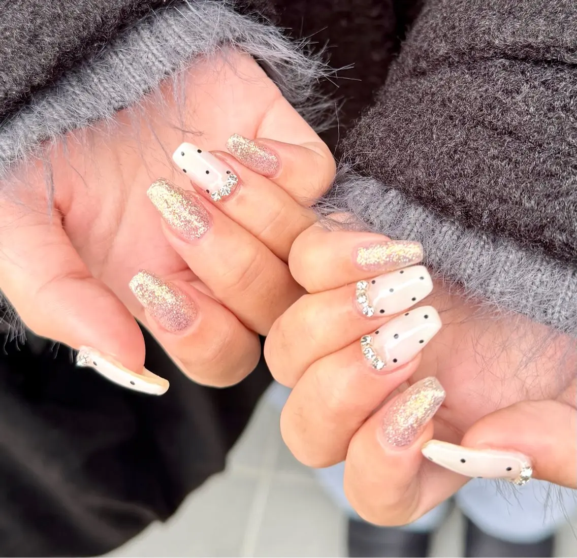 ネイル ドット ハンドネイル HazeGrass NAILのネイルデザイン