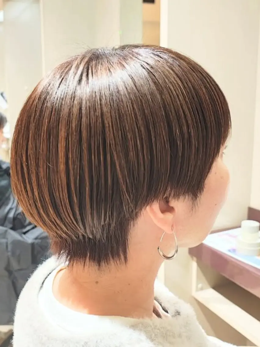 ショート カラー カット ヘアカラー ヘッドスパ 清水 怜子のヘアスタイル