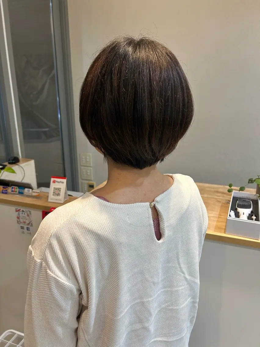 ショート ショートヘア カット ウジイエ ミユウのヘアスタイル
