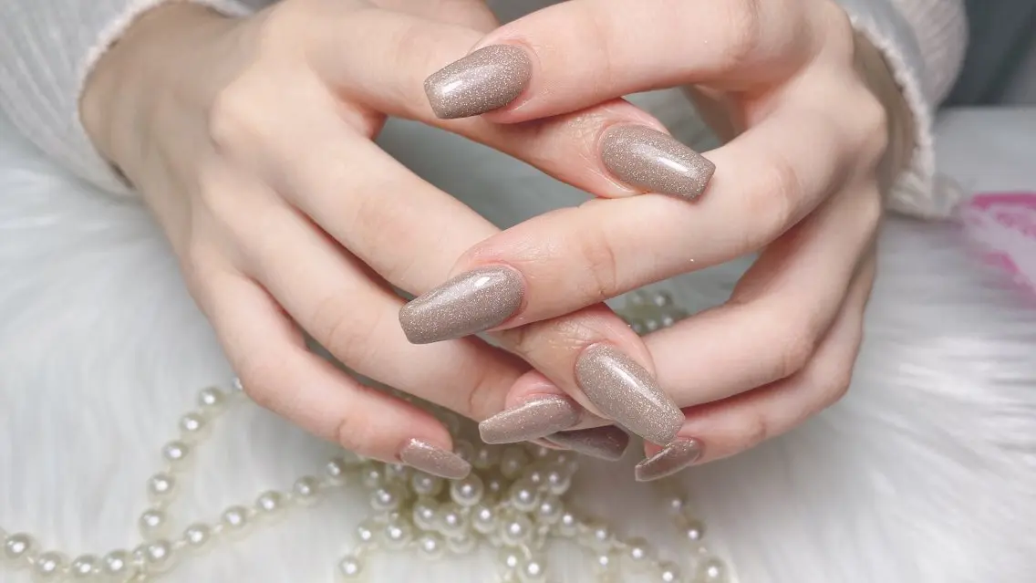 ネイル ハンドネイル オーシャン スカルプネイルサロンのネイルデザイン