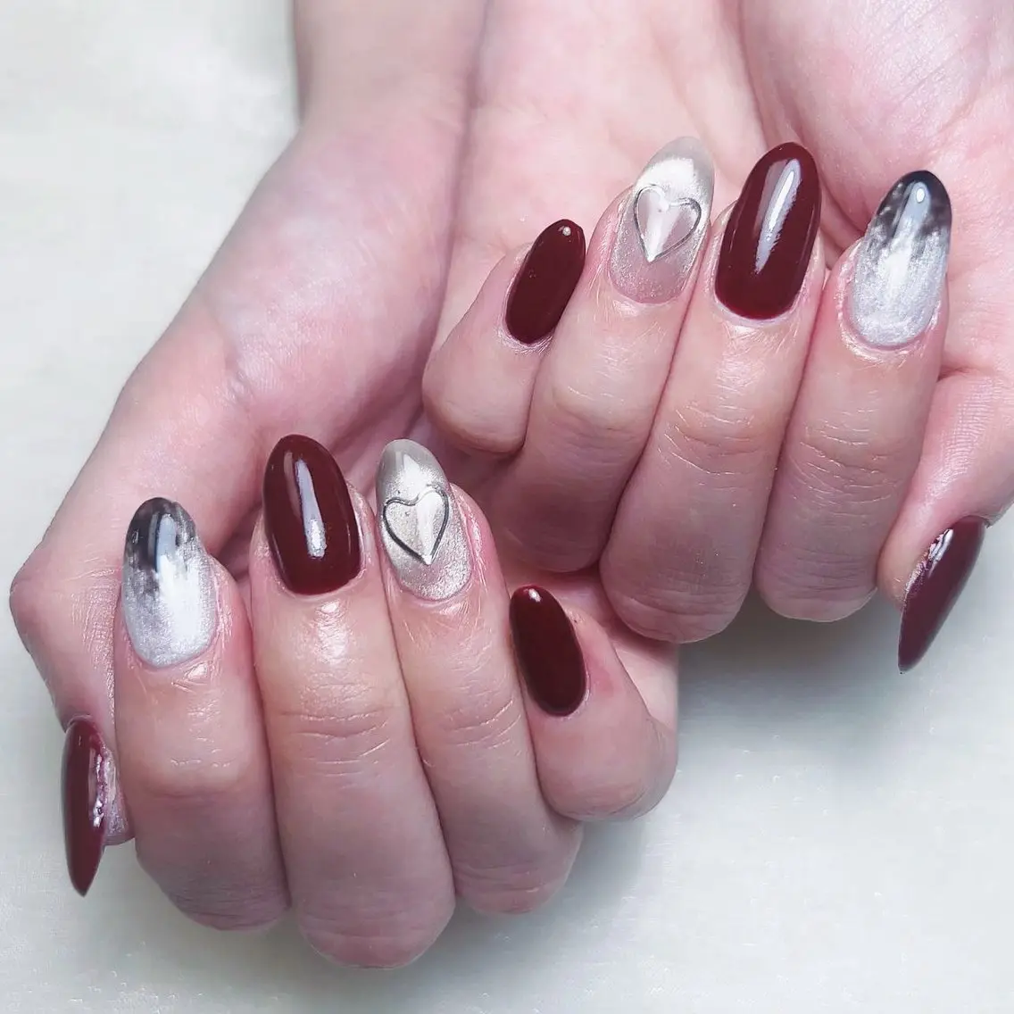 メンズ ネイル 持ち込み ハンドネイル Nail salon 木にいるのネイルデザイン