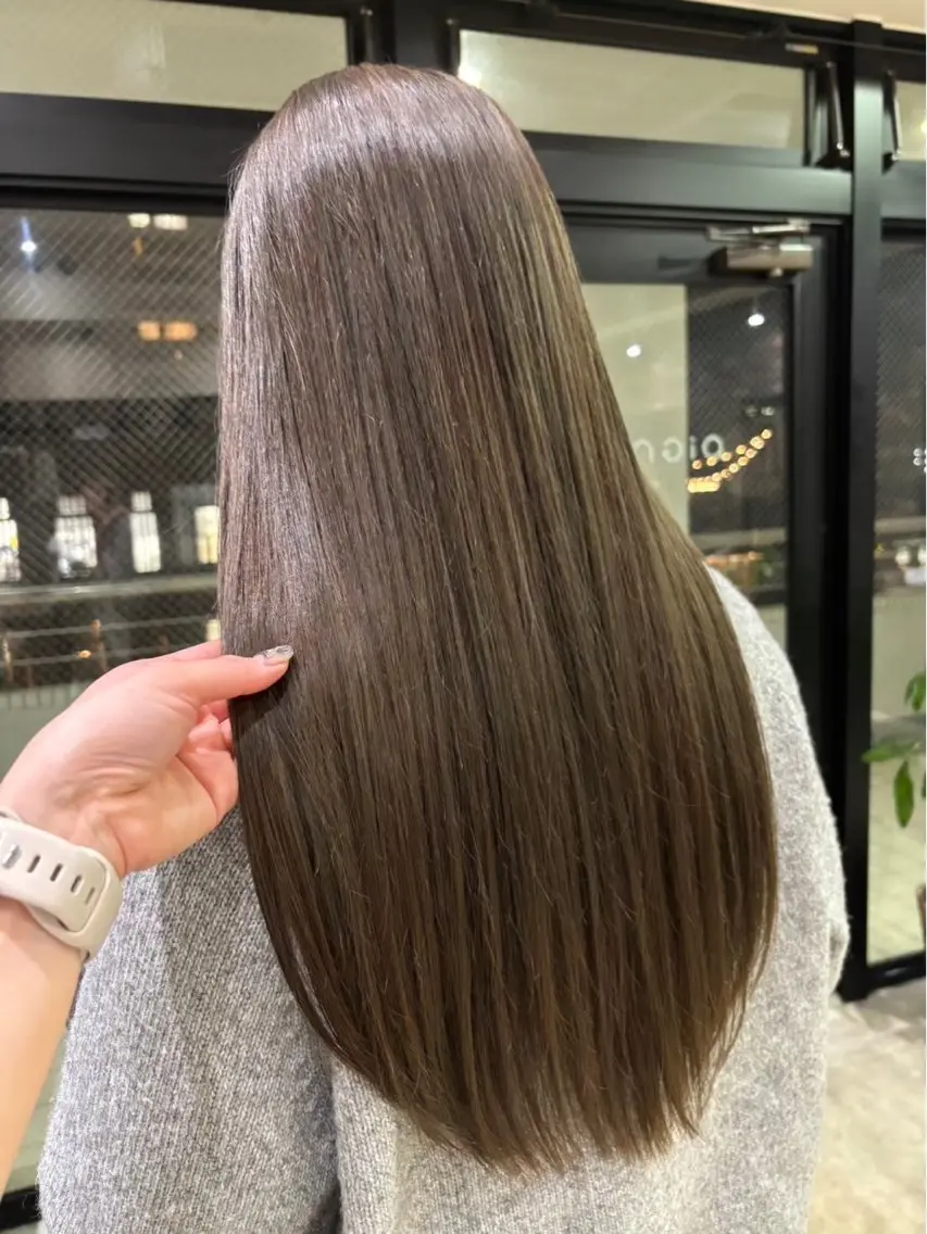 カラー 透明感カラー yuiのヘアスタイル