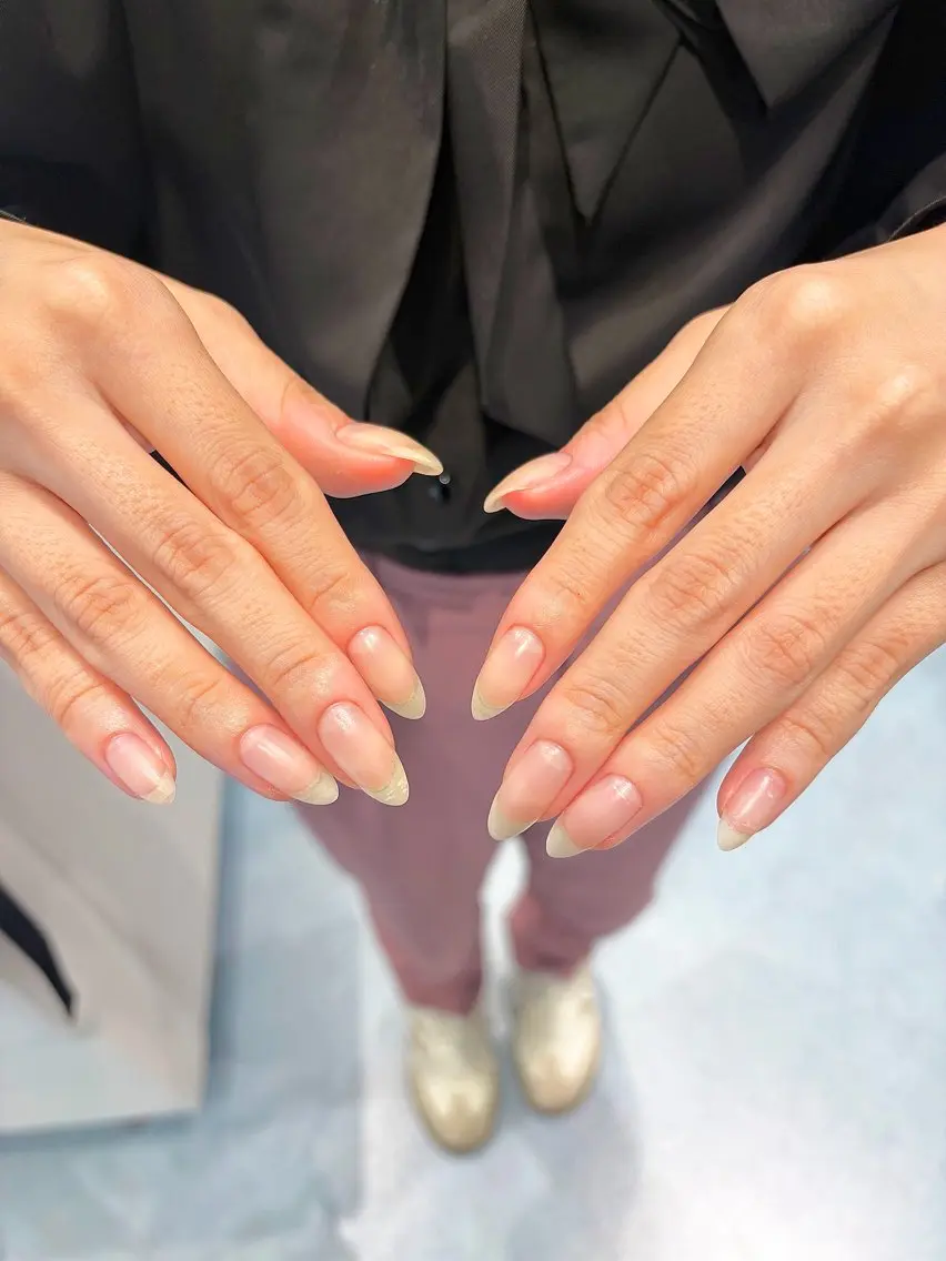ネイル クリアネイル ジェルネイル マットネイル パラジェル VINGT NAIL 馬車道店 中井千鶴のネイルデザイン