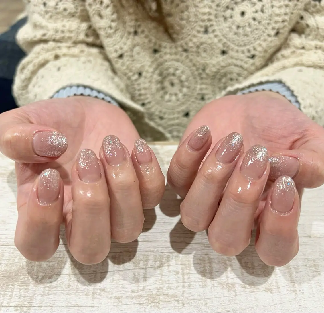 ネイル ラメ(グリッター) ラメグラデーション nailsalon bijuのネイルデザイン