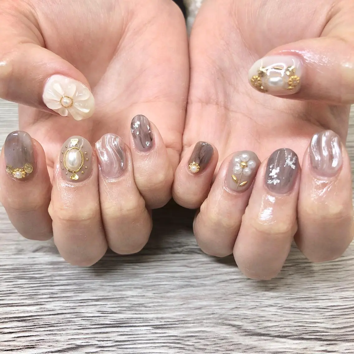 ネイル ぷっくりネイル 🎀AYAKO 🎀中韓ネイルのネイルデザイン