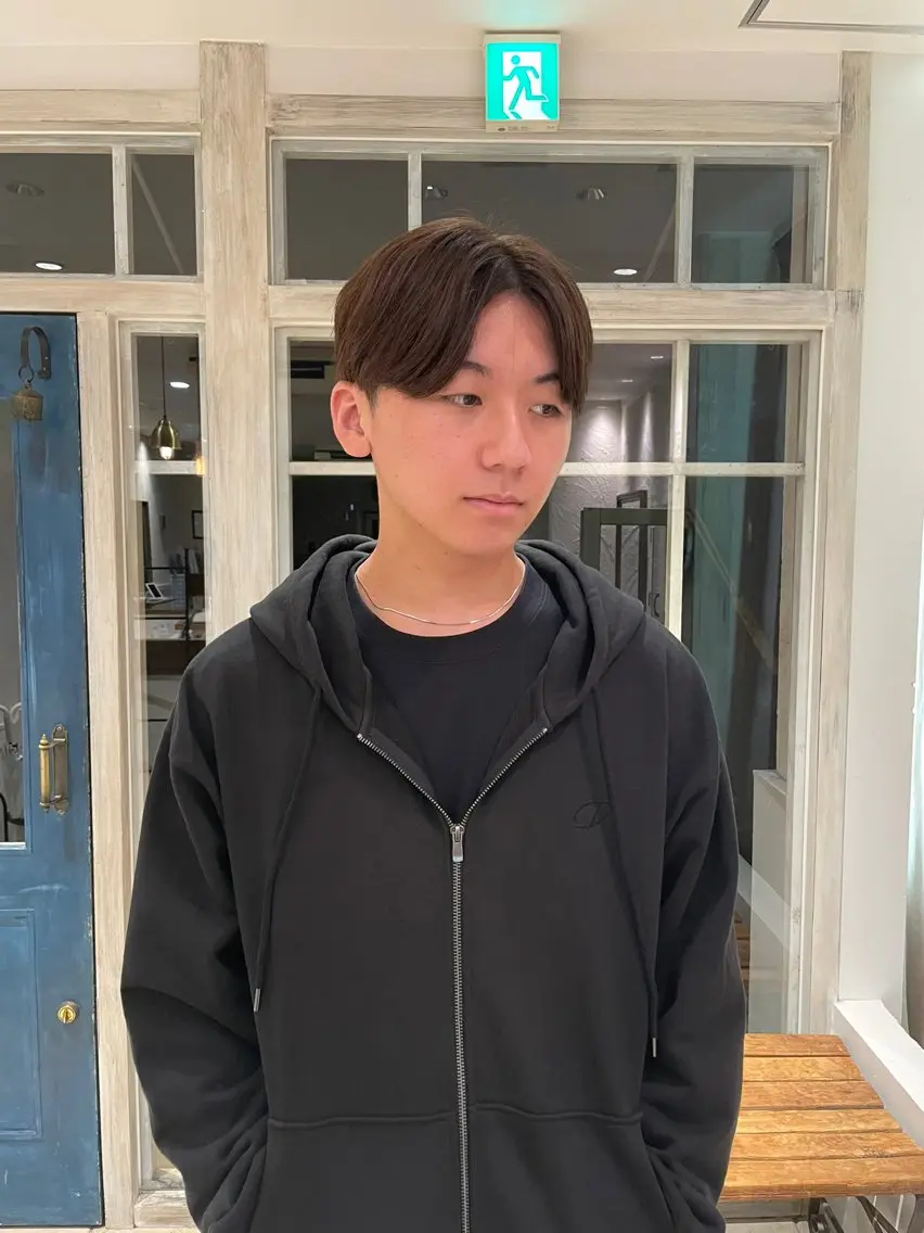 カラー メンズ ヘアカラー musiiik ryukiのヘアスタイル