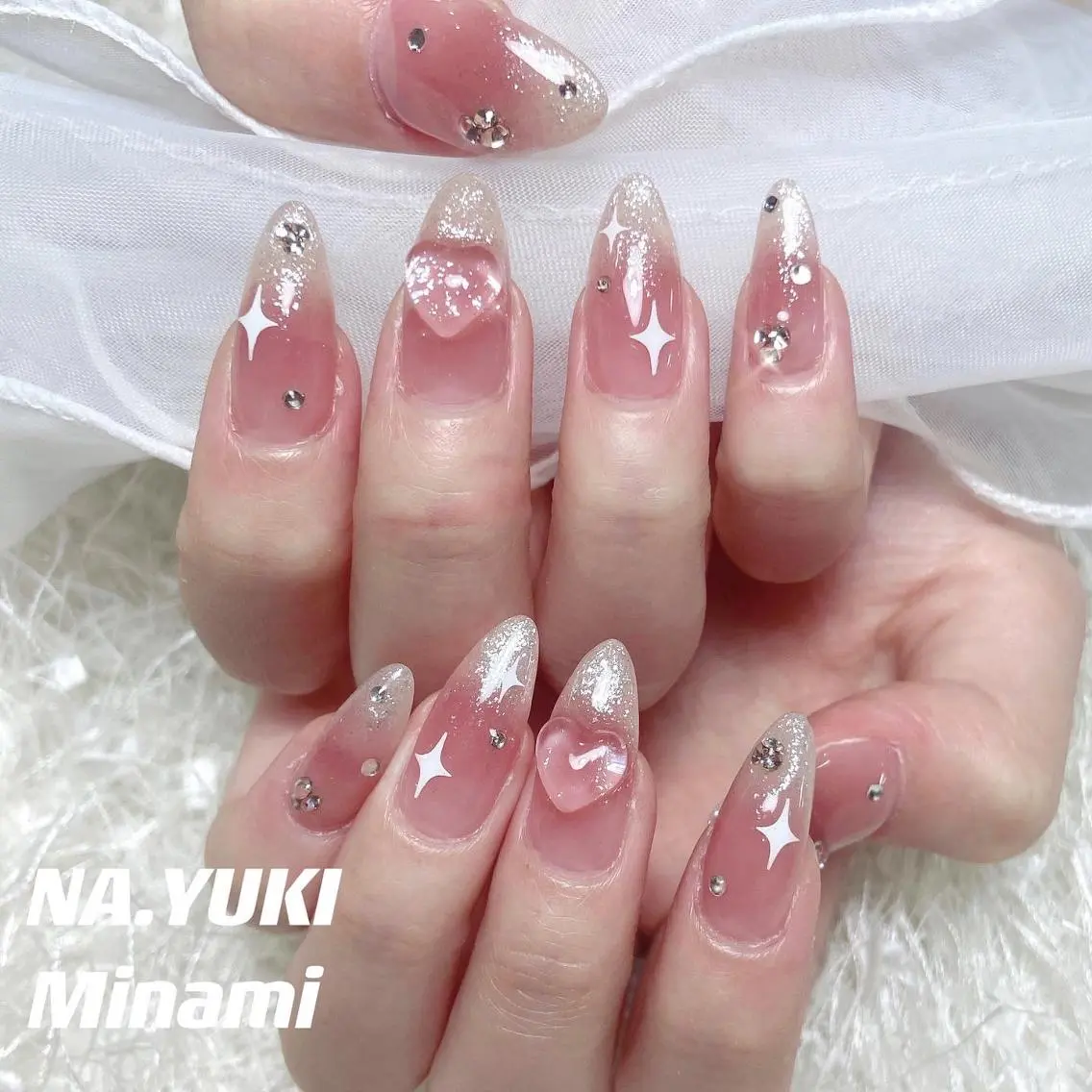 人気NO.2 💖持ち込みデザイン10本💖パーツ、シールつけ放題¥8980の写真