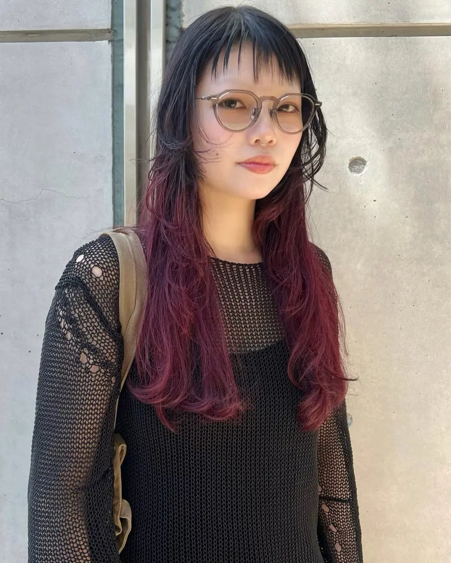ロング レイヤーカット 名古屋美容室 Sopiリナのヘアスタイル