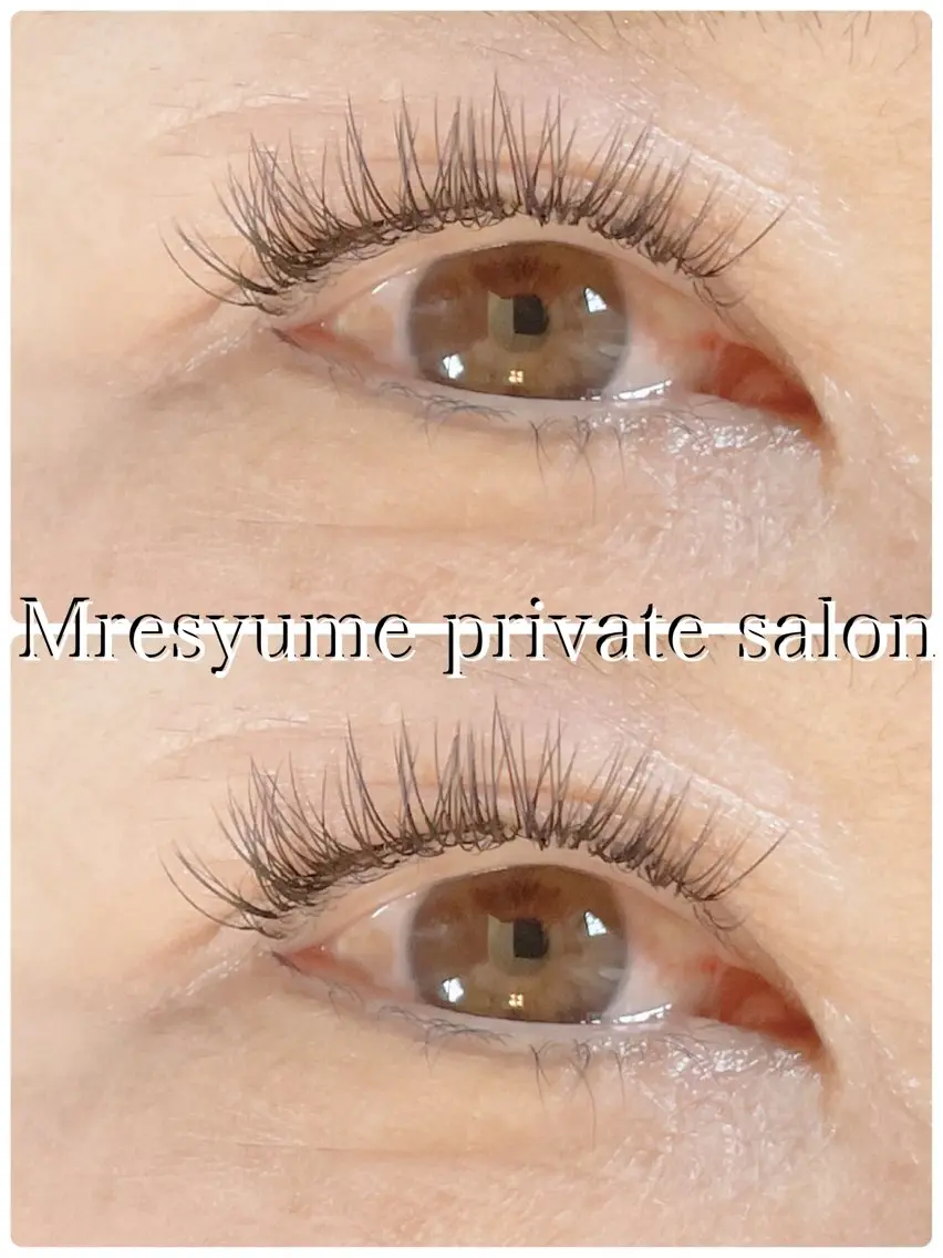 マツエク・マツパ Mresyume MAYUのマツエク・マツパデザイン