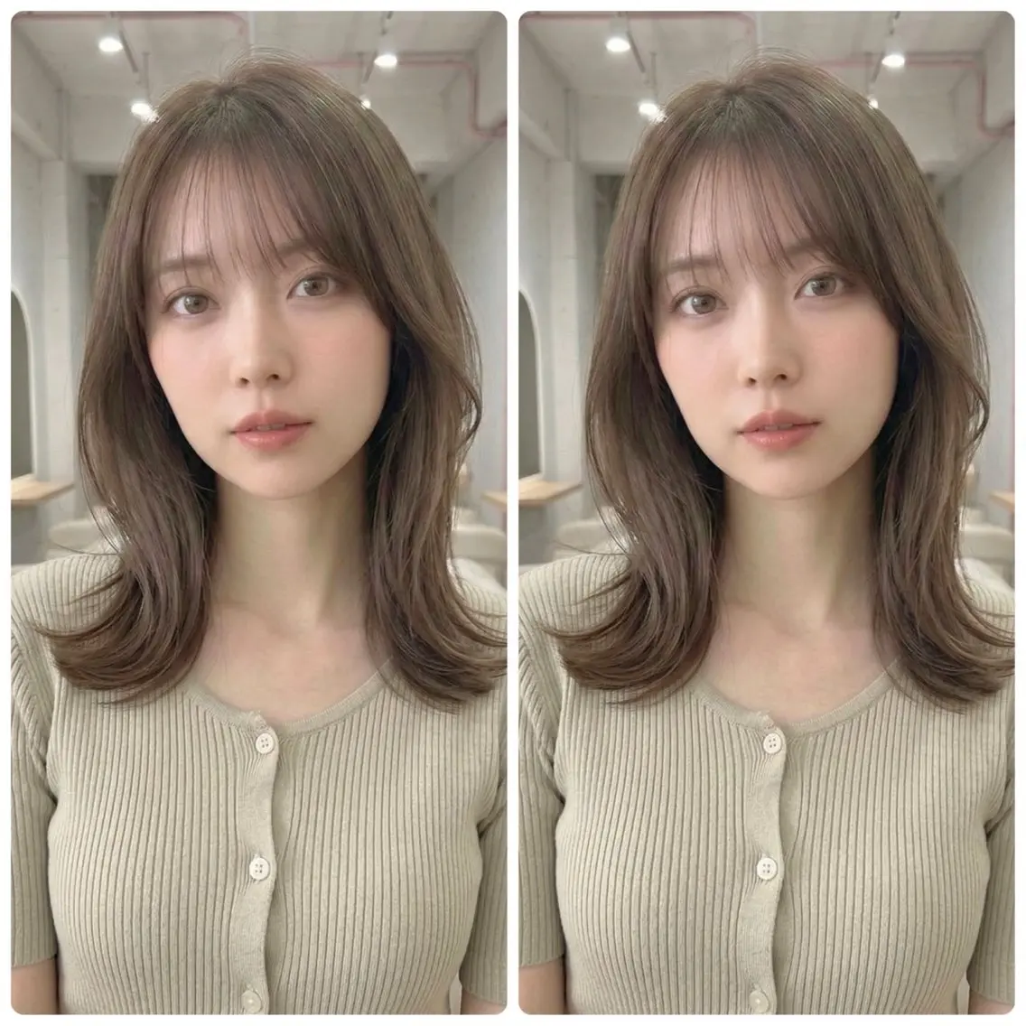 ミディアム✂️＋5STEPトリートメント💭ྀི《朝のセットが楽に🎵ྀིそしてサラサラヘアに✨》の写真
