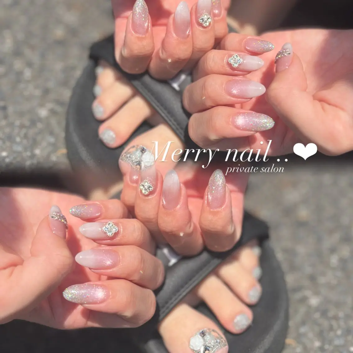 ネイル Merry nail ..❤︎のネイルデザイン