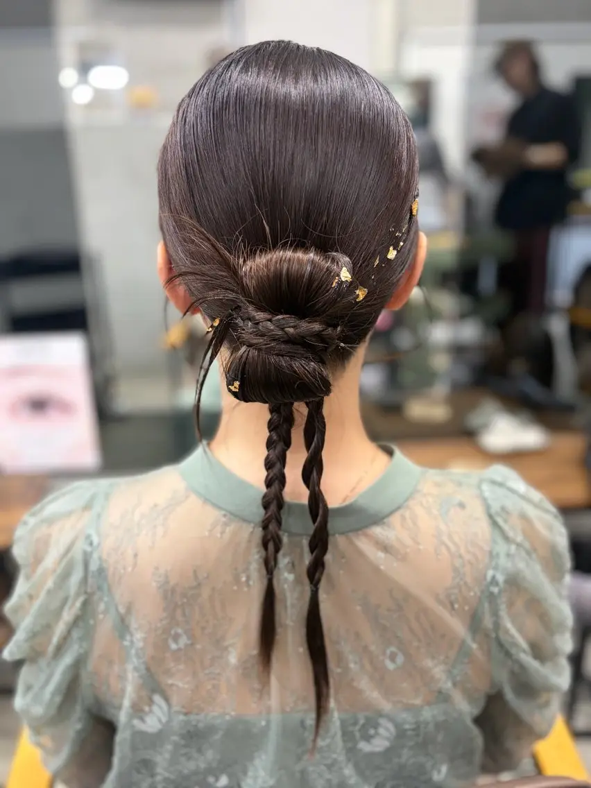 セミロング ヘアセット maya🇰🇷韓国 レイヤー/顔まわりのヘアスタイル