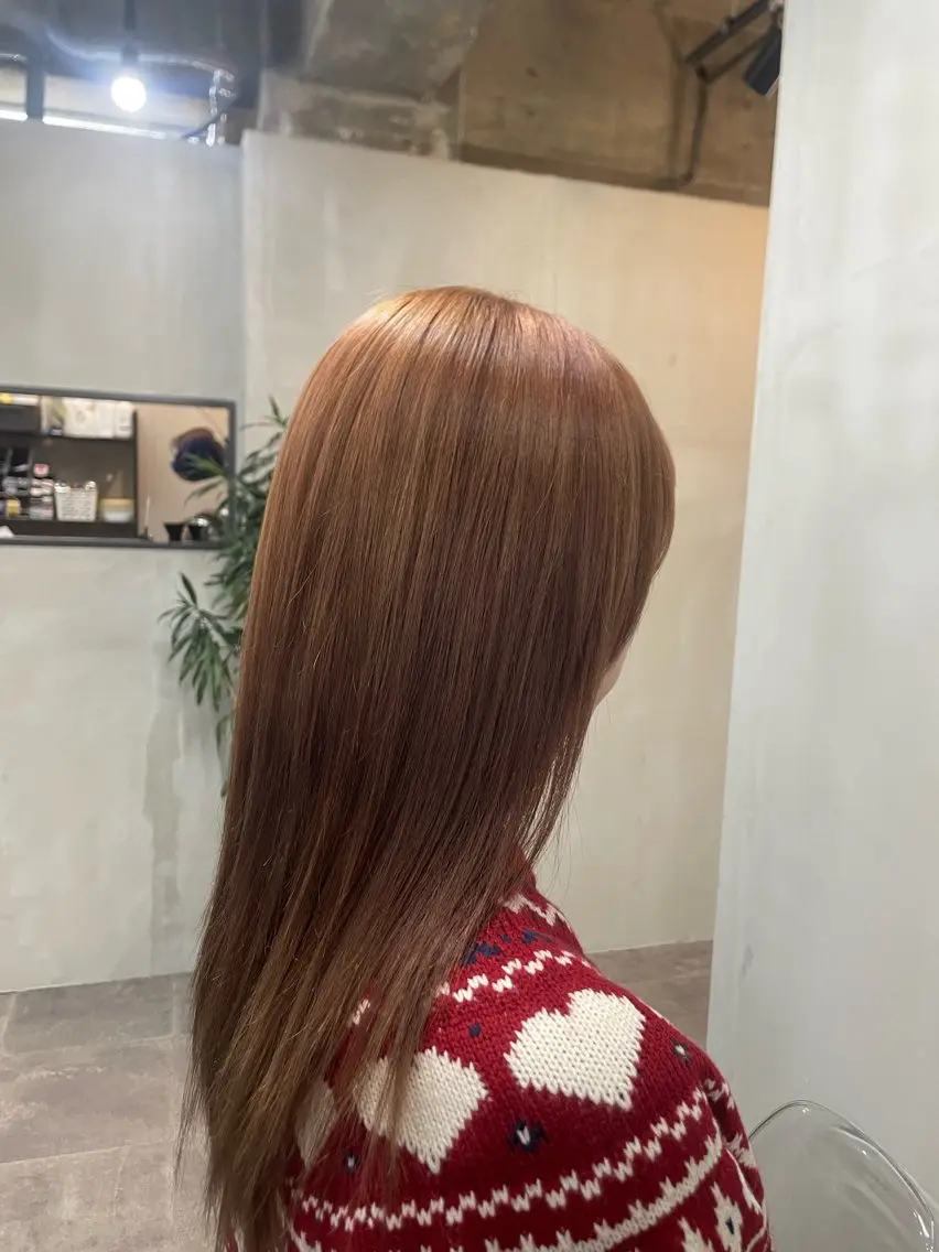 カラー ブラウンカラー ヘアカラー トリートメント ユウ/ ALLEN hairのヘアスタイル