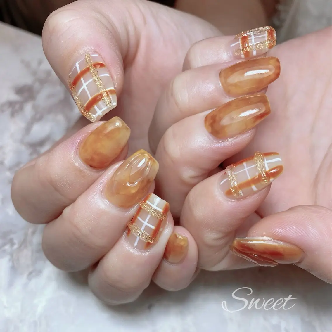 ネイル ハンドネイル sweet 仲野陽子のネイルデザイン