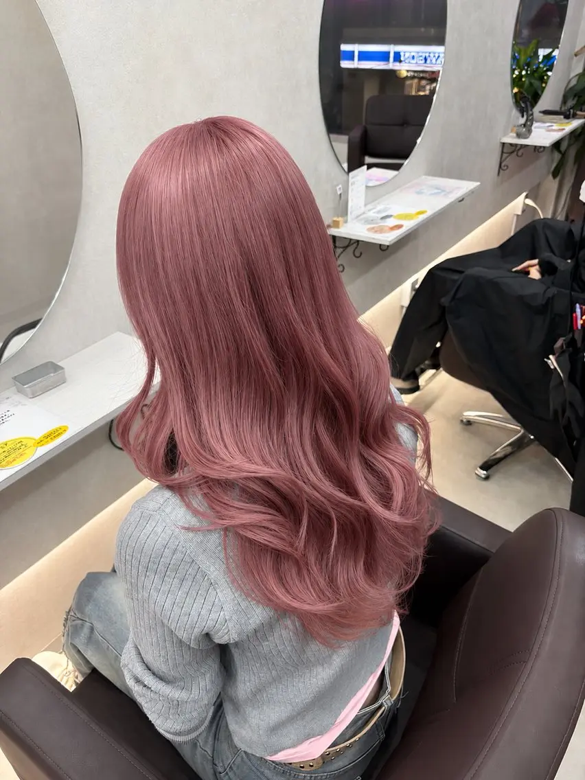 ロング カラー ヘアカラー トリートメント ヘッドスパ ハイトーン/ブリーチ 職人🦋森山陽向のヘアスタイル