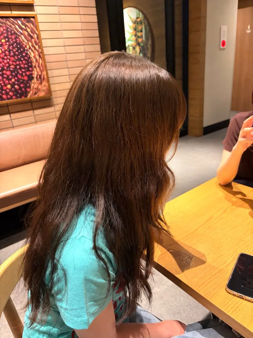 カラー ヘアカラー 神尾 柚希のヘアスタイル