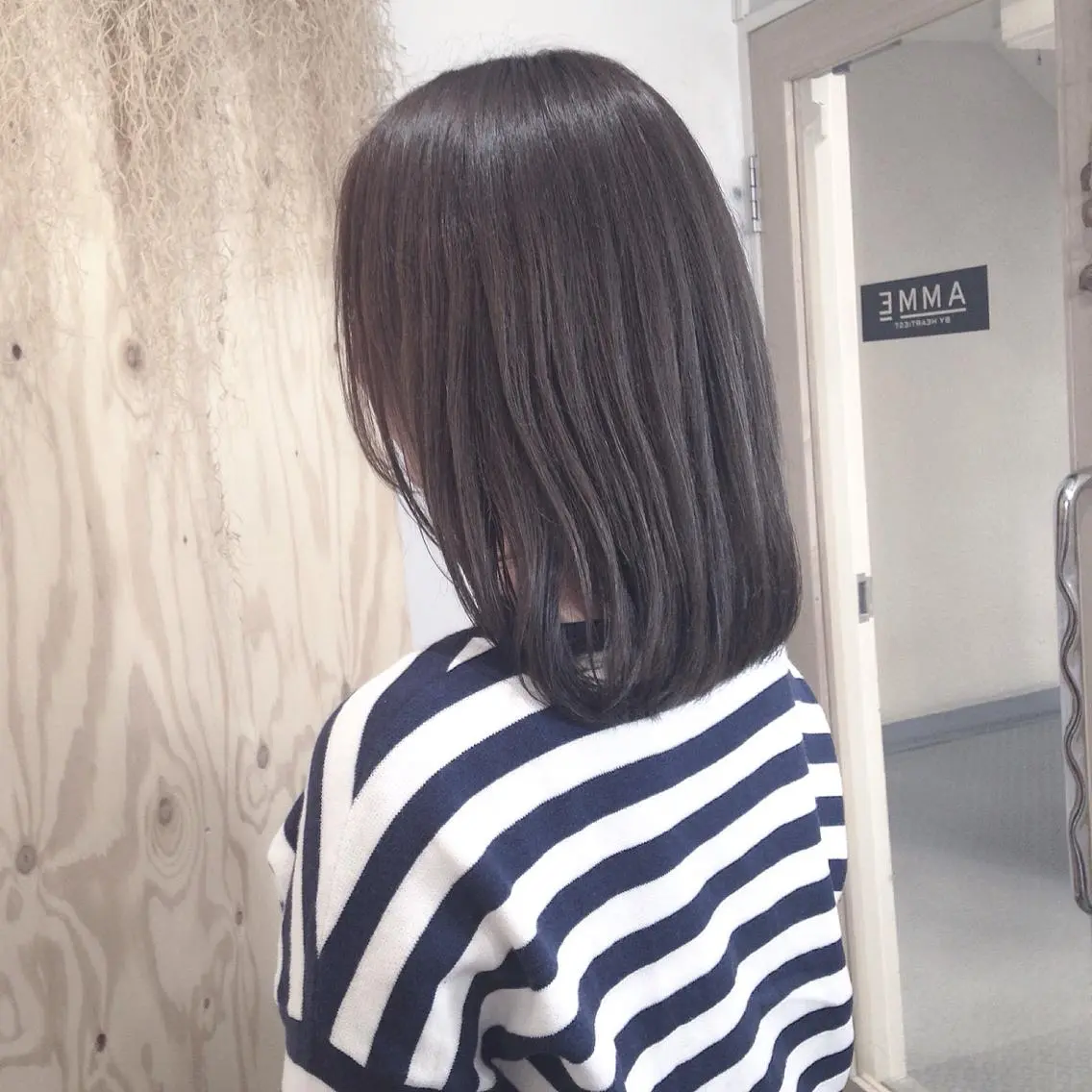 ミディアム カラー アッシュ ブルーカラー ブルーアッシュ 💎髪質改善💎 デザイナーshinのヘアスタイル