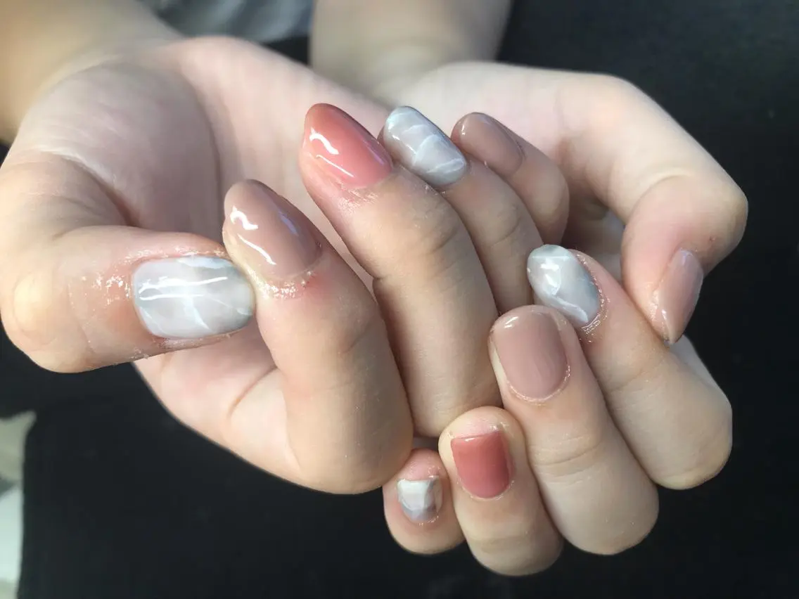 ネイル ハンドネイル Mana‪ ‪·͜· ❤︎‬のネイルデザイン