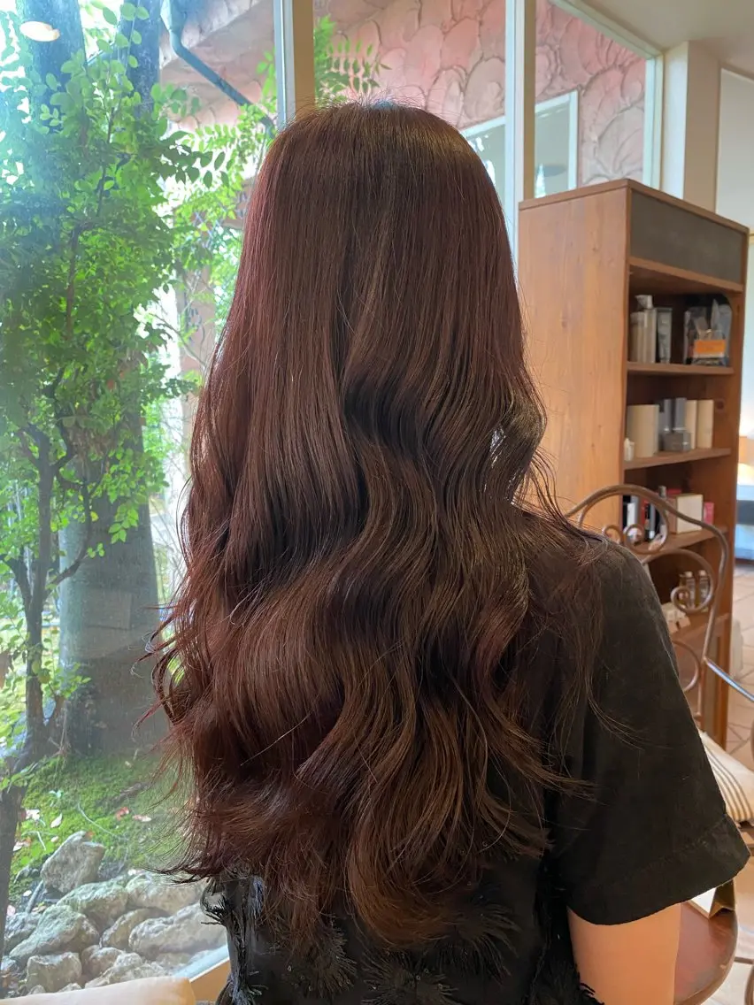 ロング 顔周りカット レイヤーカット カット 星原 瑞穂のヘアスタイル