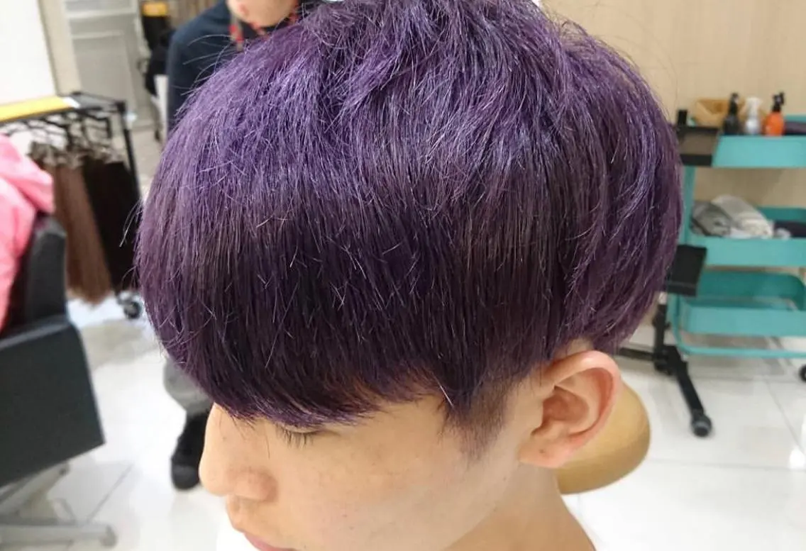 🌈メンズ専用✂️ブリーチ＋カラーの写真