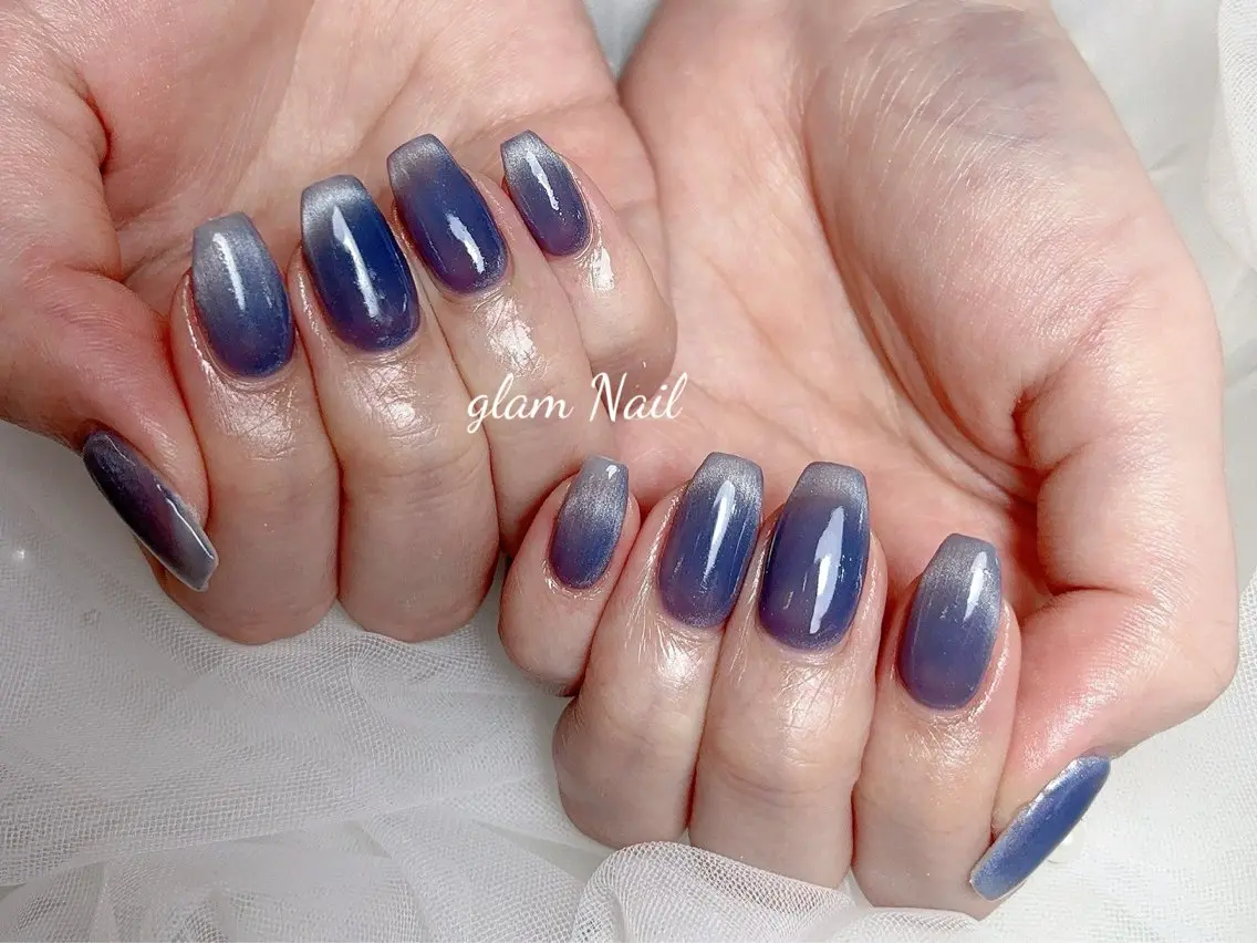 ネイル エツメ💅 長さ出し🎀デザインのネイルデザイン