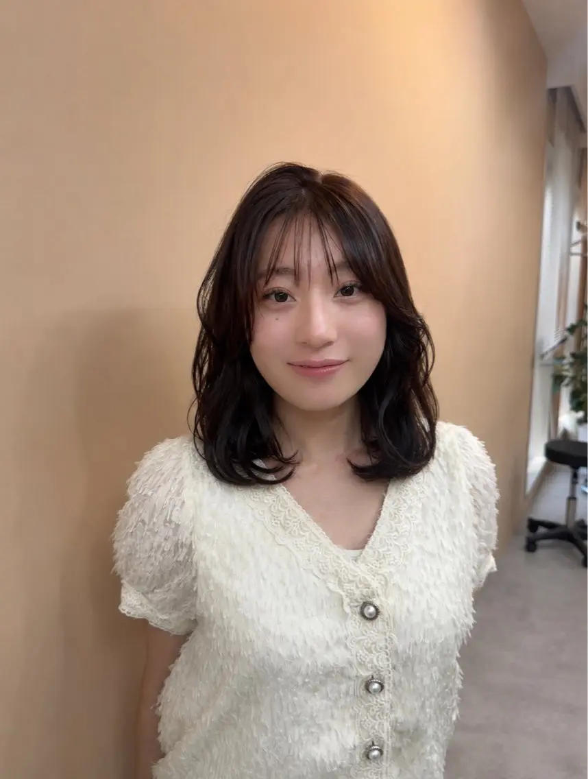 カラー ブラウンカラー ヘアカラー iwanaga lamのヘアスタイル