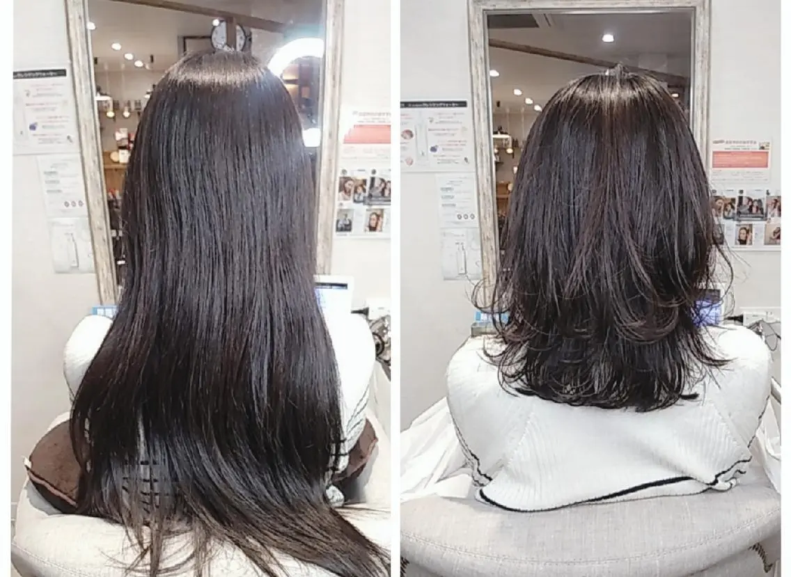ロング 縮毛矯正 kijima ricoのヘアスタイル