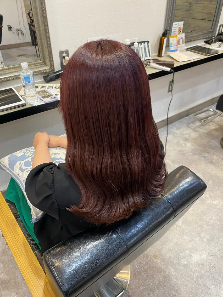 ロング カラー ヘアカラー トリートメント 🔥REGALO☄️ 佐藤涼風🔥のヘアスタイル