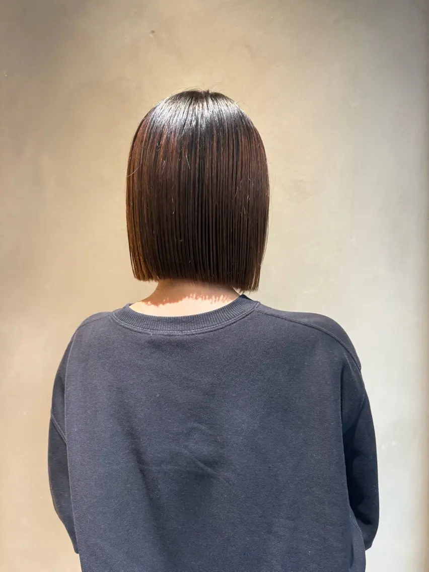 ショート ボブ／メンズパーマ 琢磨のヘアスタイル