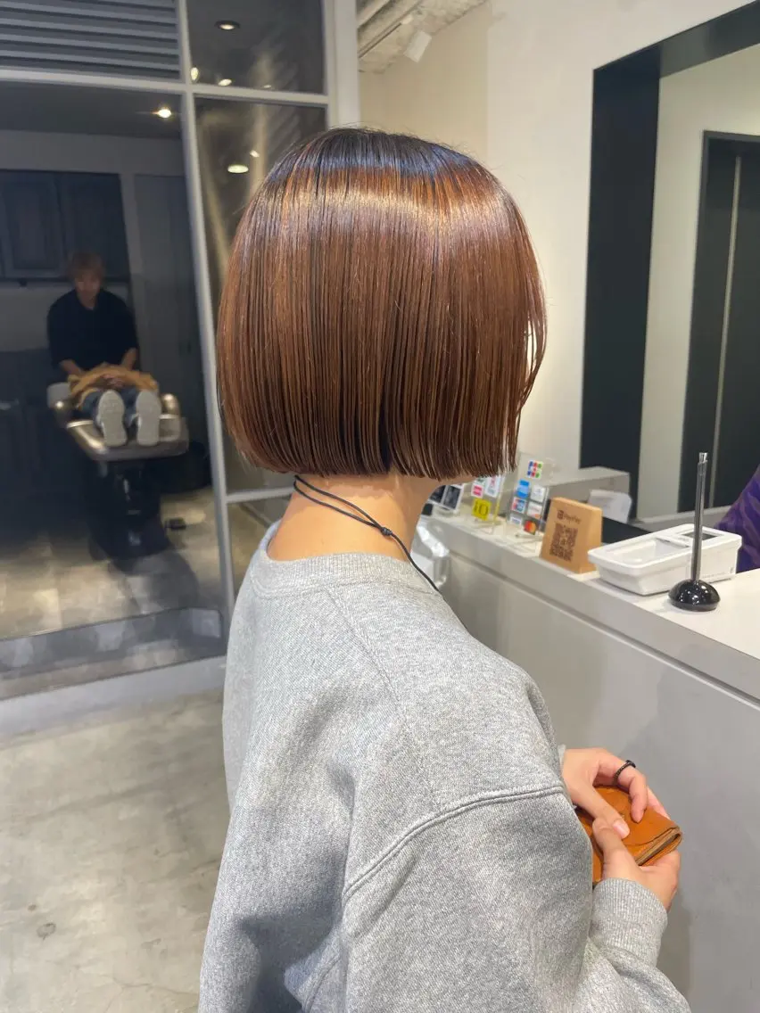 ショート ボブ risa 。のヘアスタイル