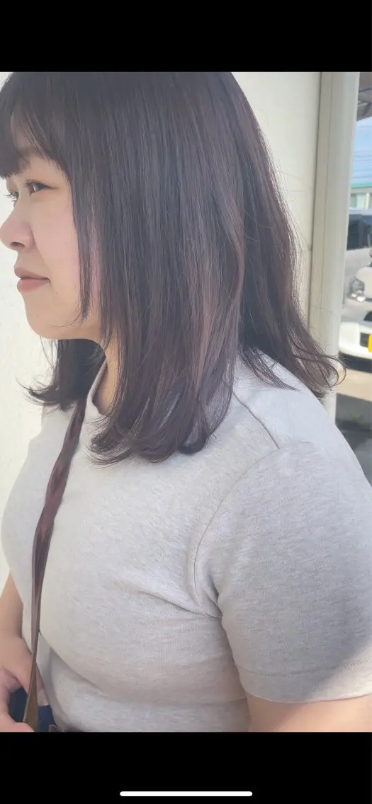 ミディアム 五日市 愛衣のヘアスタイル