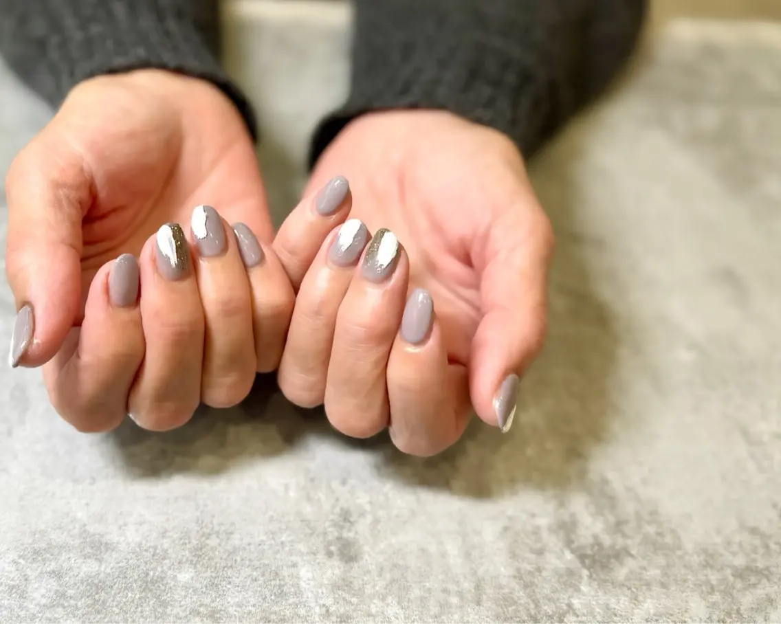 hand 時短simpleアート 5,830円 オフィスネイルの写真