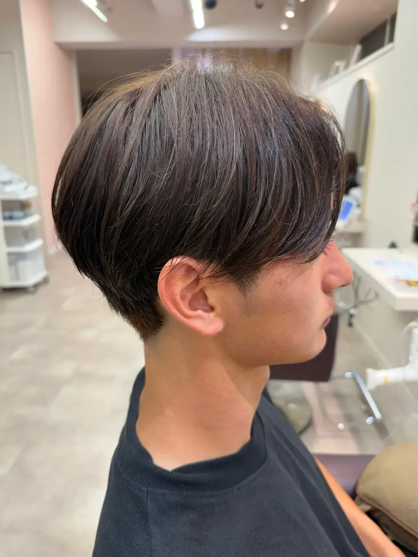 メンズ ヘアカラー いなだ さくらのヘアスタイル
